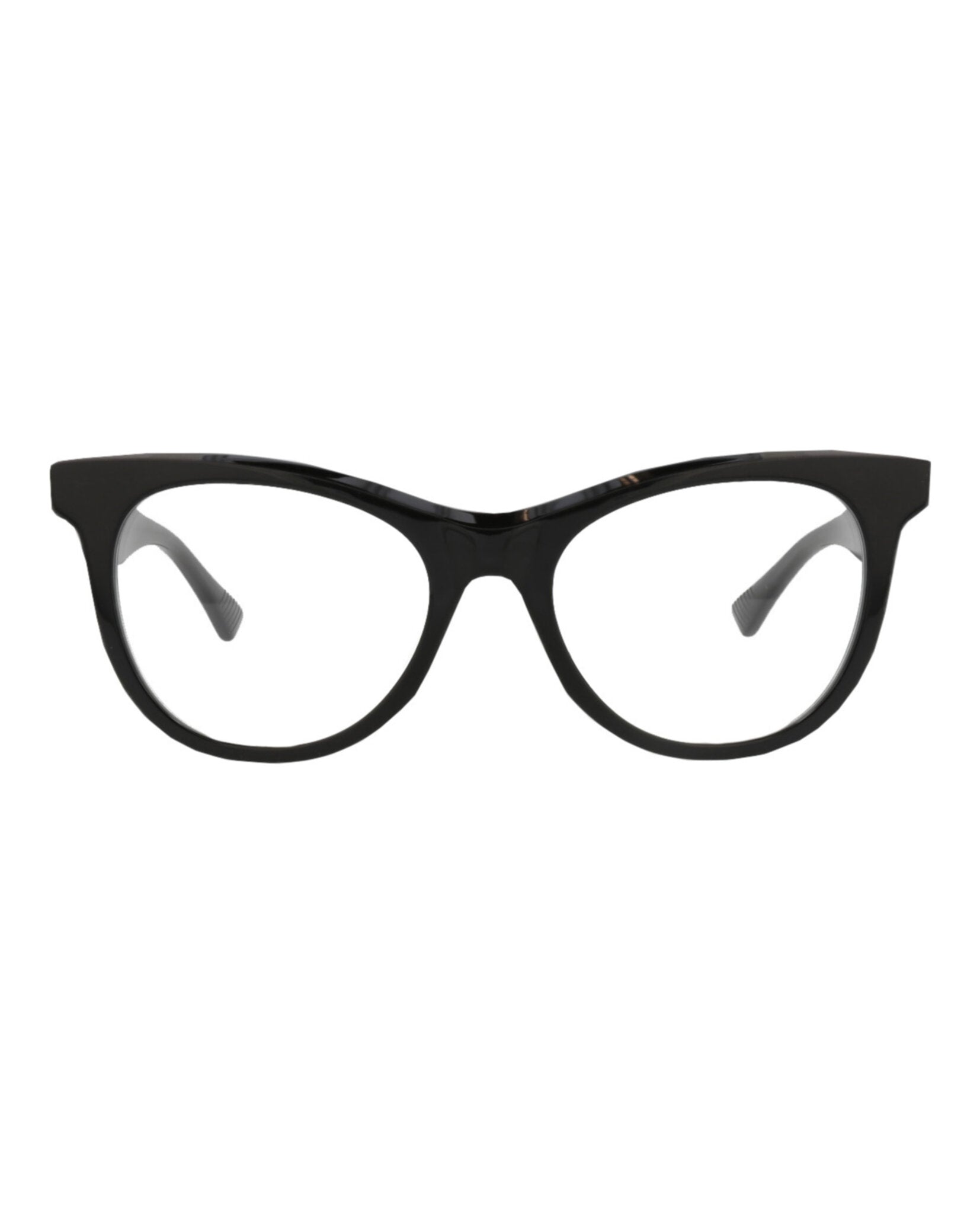 Bottega Veneta Bottega Veneta Womens Round/Oval Black Black Transparent Fashion Designer Eyewear