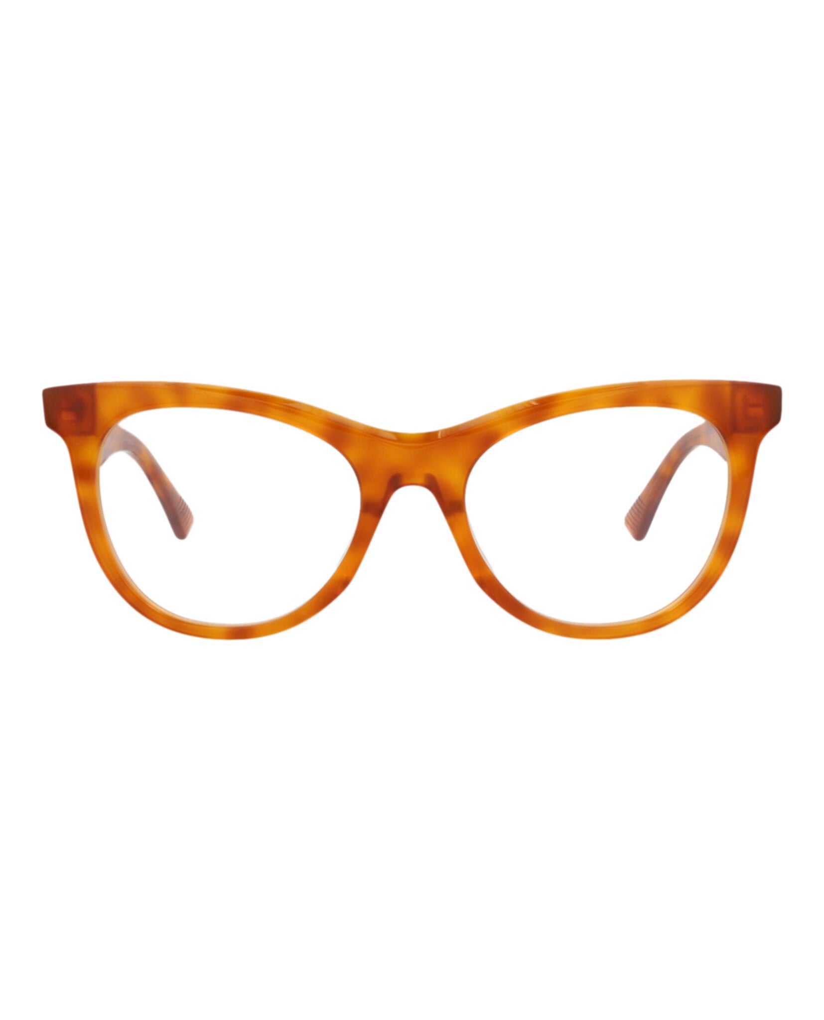 Bottega Veneta Bottega Veneta Womens Round/Oval Havana Havana Transparent Fashion Designer Eyewear