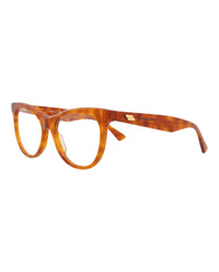 Bottega Veneta Bottega Veneta Womens Round/Oval Havana Havana Transparent Fashion Designer Eyewear