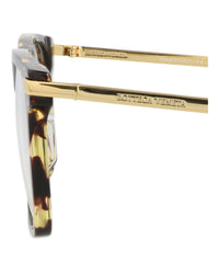 Bottega Veneta Bottega Veneta Mens Square/Rectangle Havana Gold Transparent Fashion Designer Eyewear