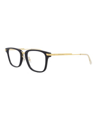 Bottega Veneta Bottega Veneta Unisex Square/Rectangle Blue Gold Transparent Fashion Designer Eyewear