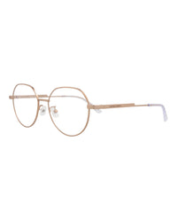 Bottega Veneta Bottega Veneta Unisex Round/Oval Gold Gold Transparent Fashion Designer Eyewear