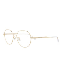 Bottega Veneta Bottega Veneta Unisex Round/Oval Gold Gold Transparent Fashion Designer Eyewear