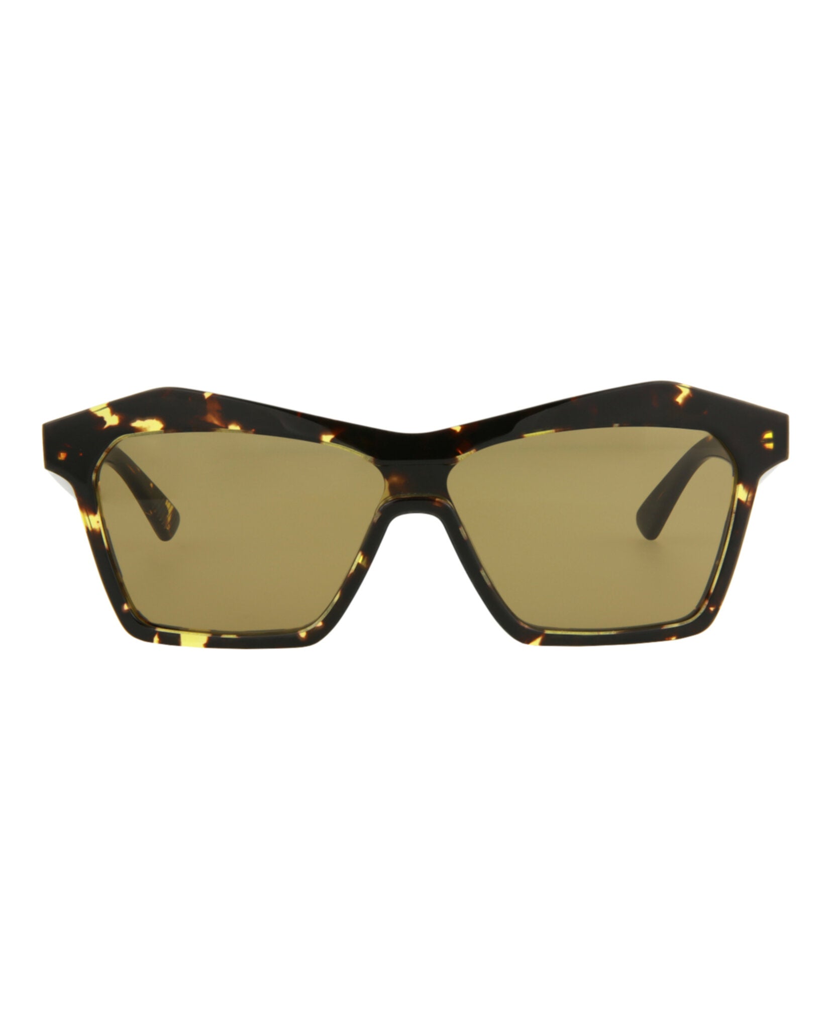 Bottega Veneta Unisex Cat Eye Havana Havana Brown Fashion Designer Eyewear
