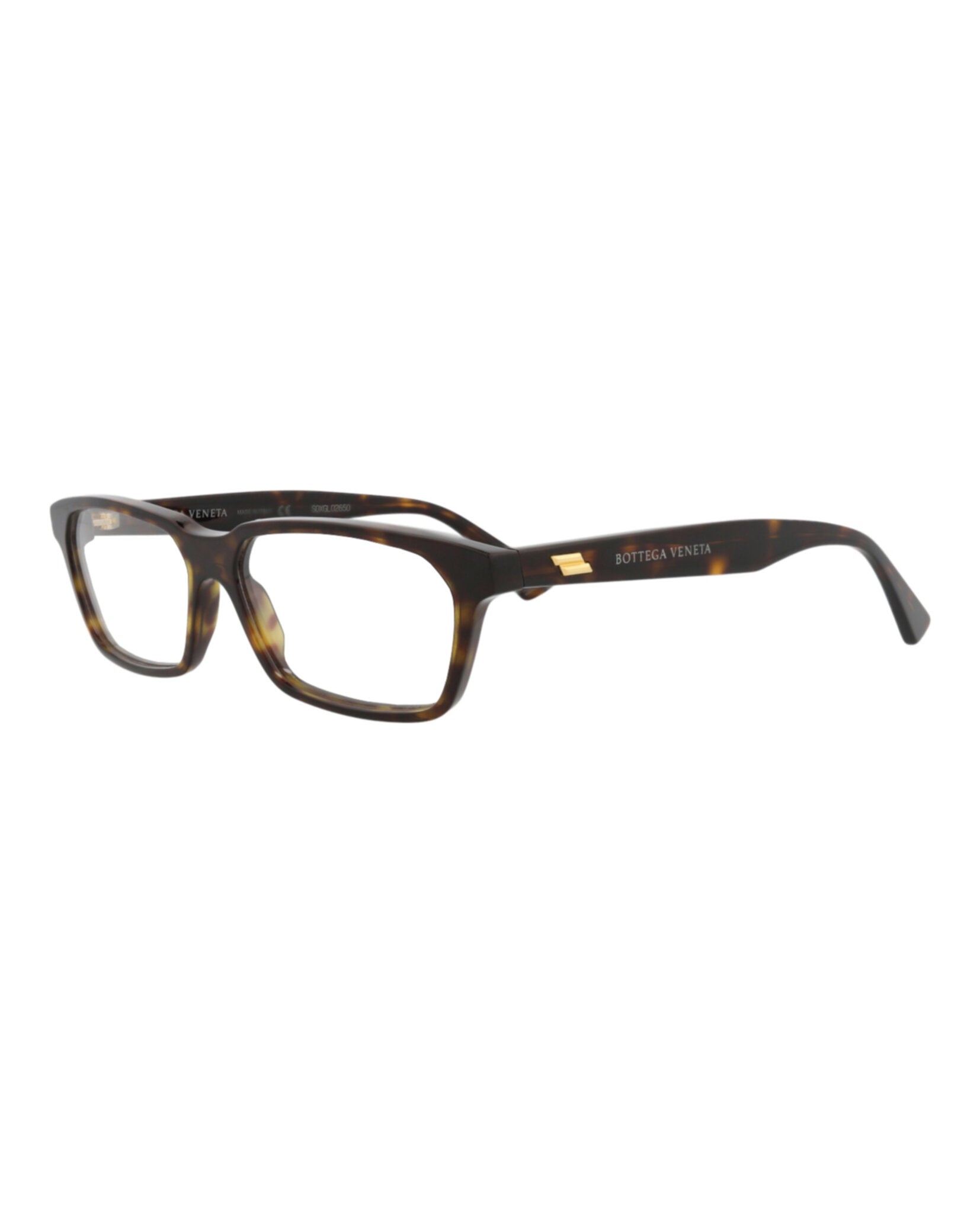 Bottega Veneta Bottega Veneta Womens Square/Rectangle Havana Havana Transparent Fashion Designer Eyewear