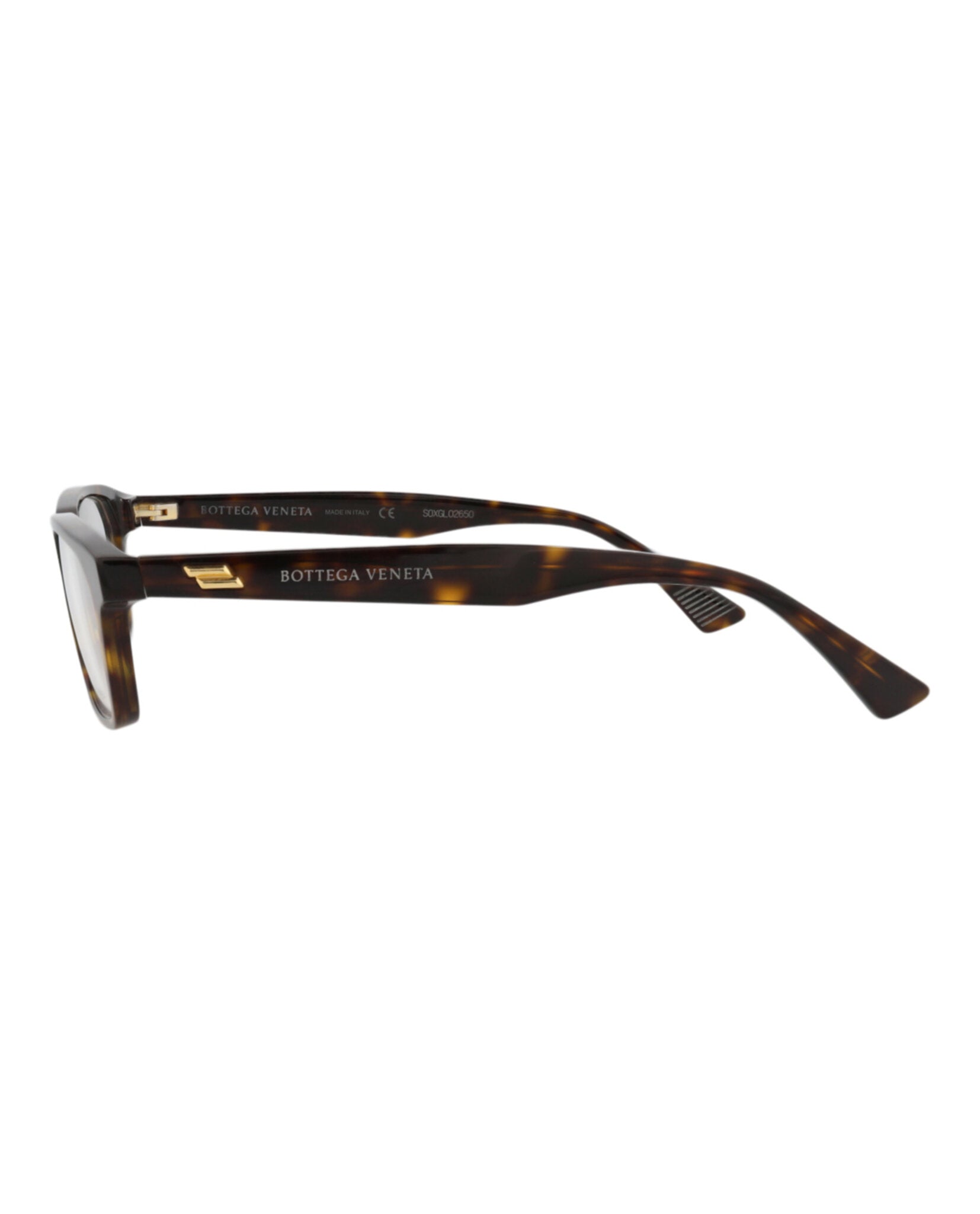Bottega Veneta Bottega Veneta Womens Square/Rectangle Havana Havana Transparent Fashion Designer Eyewear