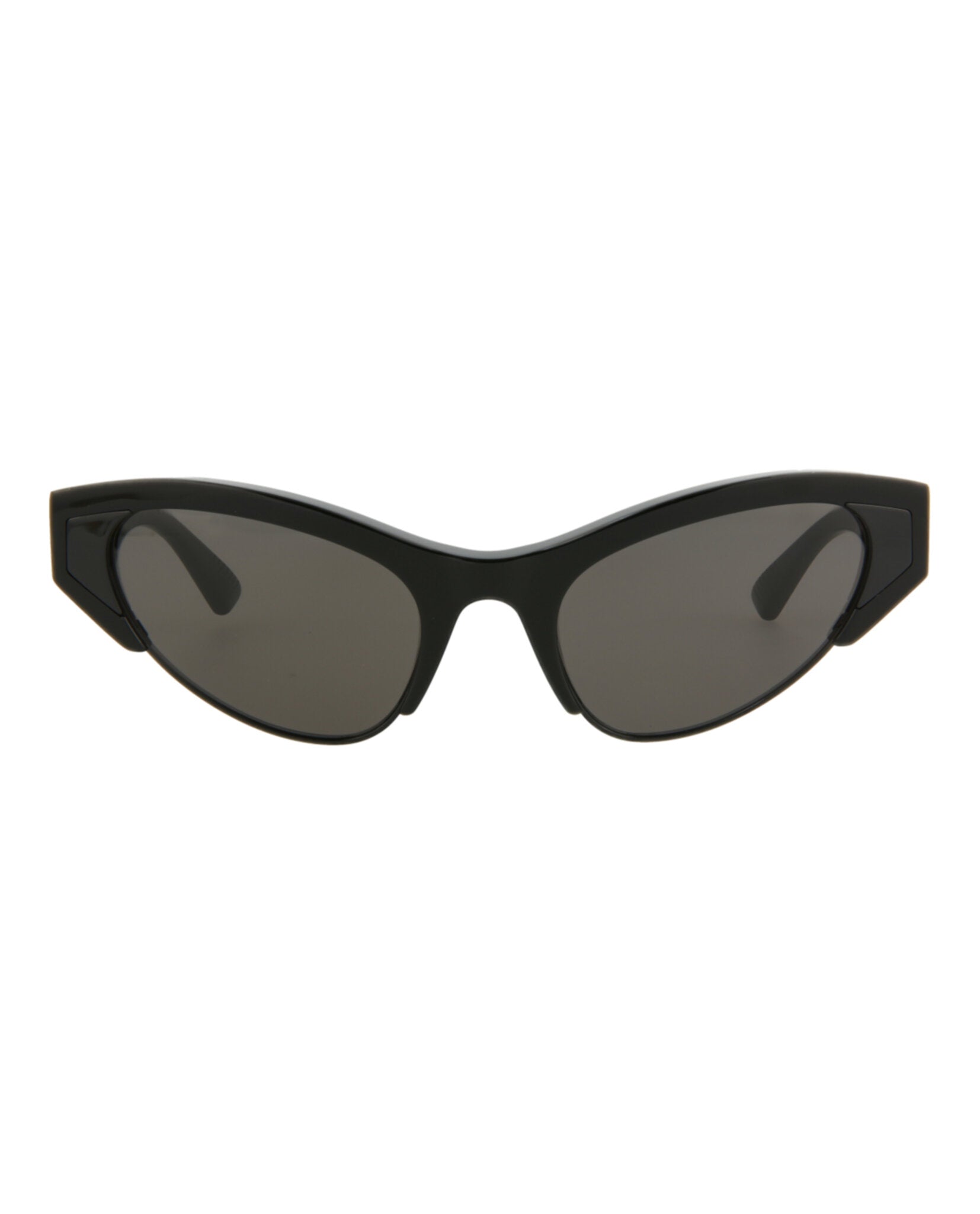 Bottega Veneta Womens Cat Eye Black Black Grey Fashion Designer Eyewear