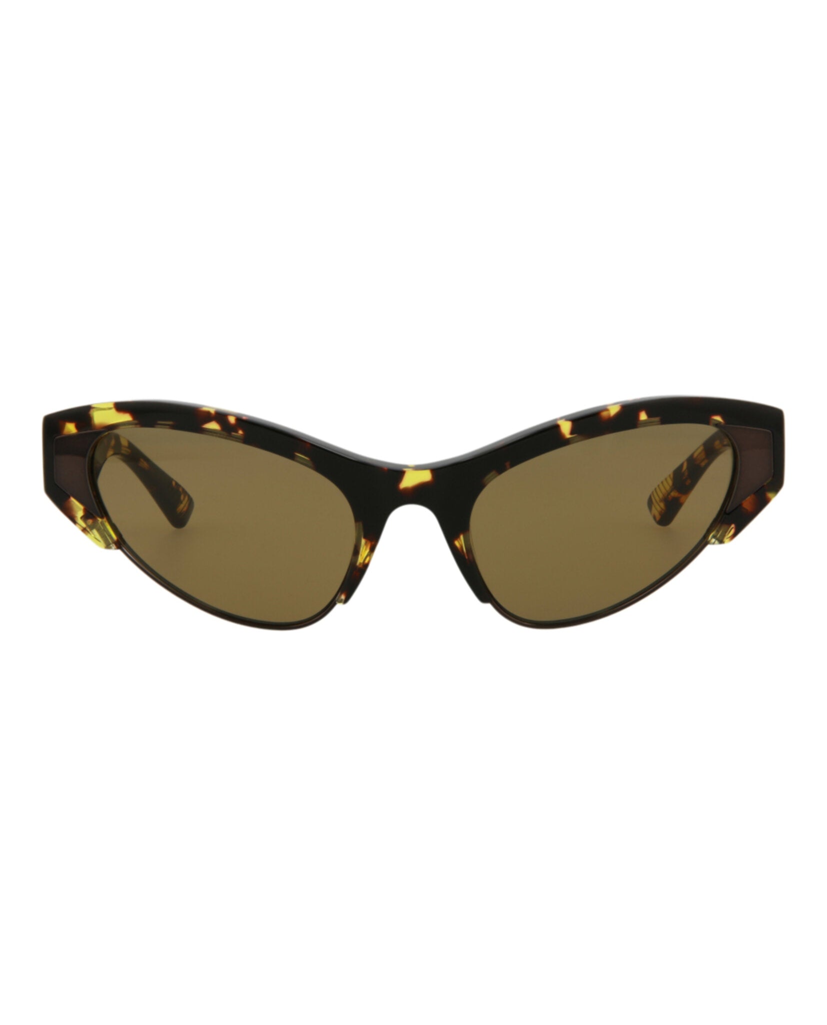 Bottega Veneta Womens Cat Eye Havana Havana Brown Fashion Designer Eyewear