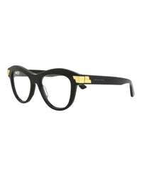 Bottega Veneta Bottega Veneta Womens Cat Eye Black Black Transparent Fashion Designer Eyewear