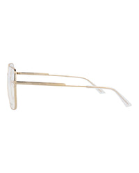Bottega Veneta Bottega Veneta Womens Square/Rectangle Red Red Transparent Fashion Designer Eyewear