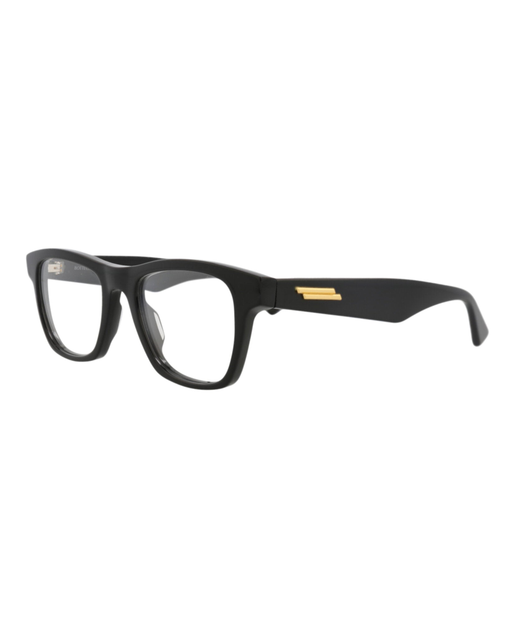Bottega Veneta Bottega Veneta Mens Square/Rectangle Black Black Transparent Fashion Designer Eyewear