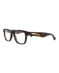 Bottega Veneta Bottega Veneta Mens Square/Rectangle Havana Havana Transparent Fashion Designer Eyewear