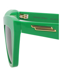 Bottega Veneta Bottega Veneta Unisex Cat Eye Green Green Green Fashion Designer Eyewear