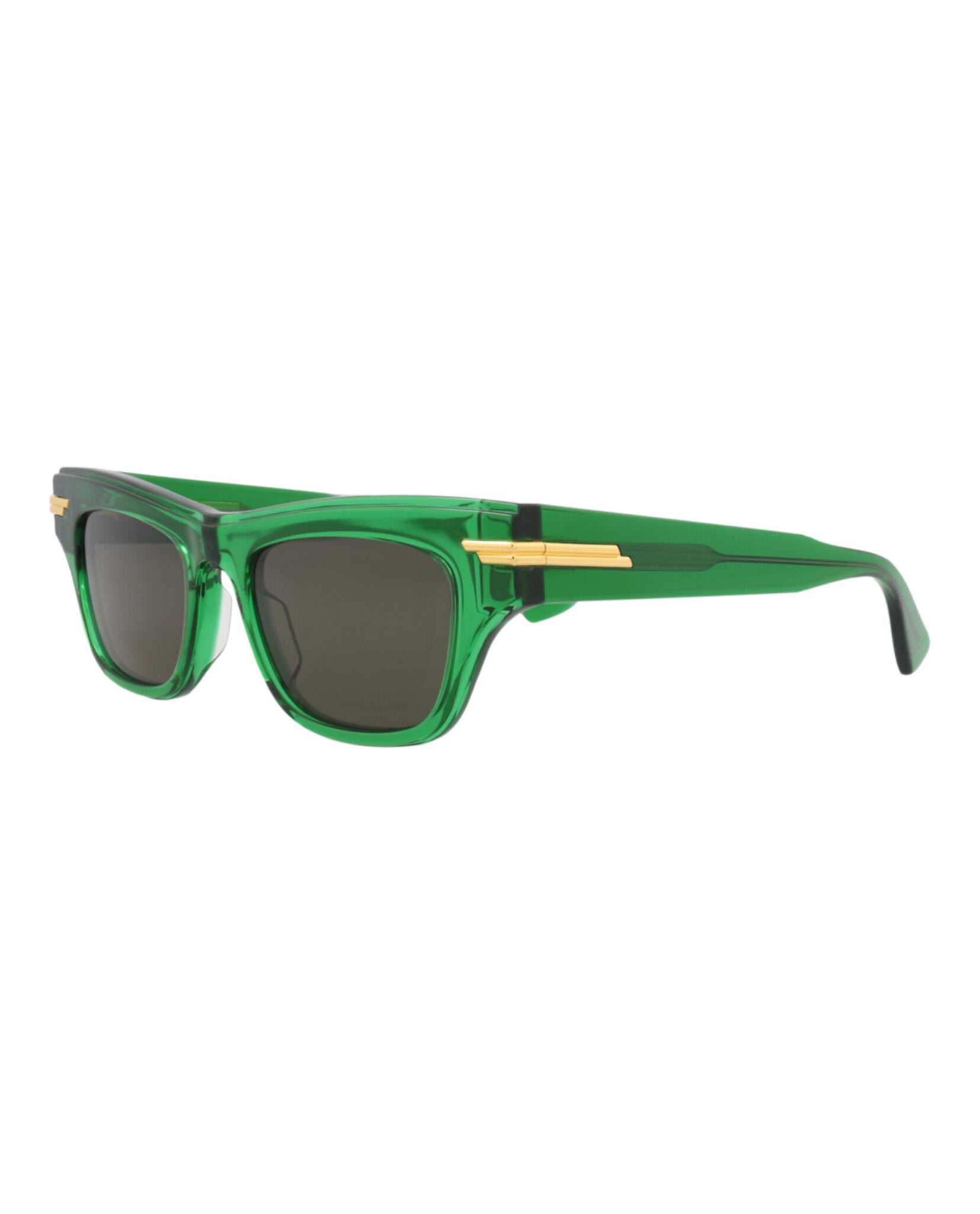 Bottega Veneta Womens Square/Rectangle Green Green Green Fashion Designer Eyewear