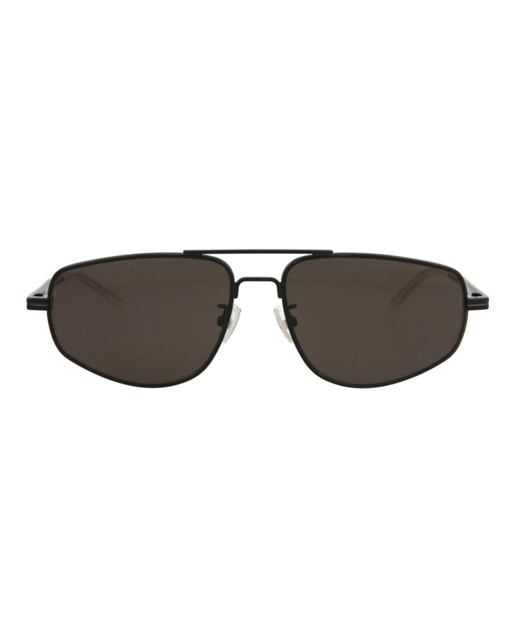 Bottega Veneta Mens Aviator Black Black Grey Fashion Designer Eyewear