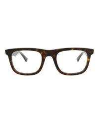 Bottega Veneta Bottega Veneta Mens Square/Rectangle Havana Havana Transparent Fashion Designer Eyewear