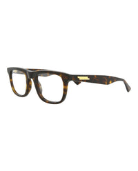 Bottega Veneta Bottega Veneta Mens Square/Rectangle Havana Havana Transparent Fashion Designer Eyewear