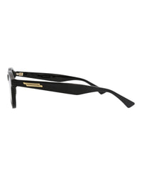 Bottega Veneta Bottega Veneta Unisex Round/Oval Black Black Transparent Fashion Designer Eyewear