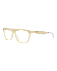 Bottega Veneta Unisex Cat Eye Gold Gold Transparent Fashion Designer Eyewear