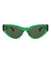 Bottega Veneta Womens Cat Eye Green Green Green Fashion Designer Eyewear