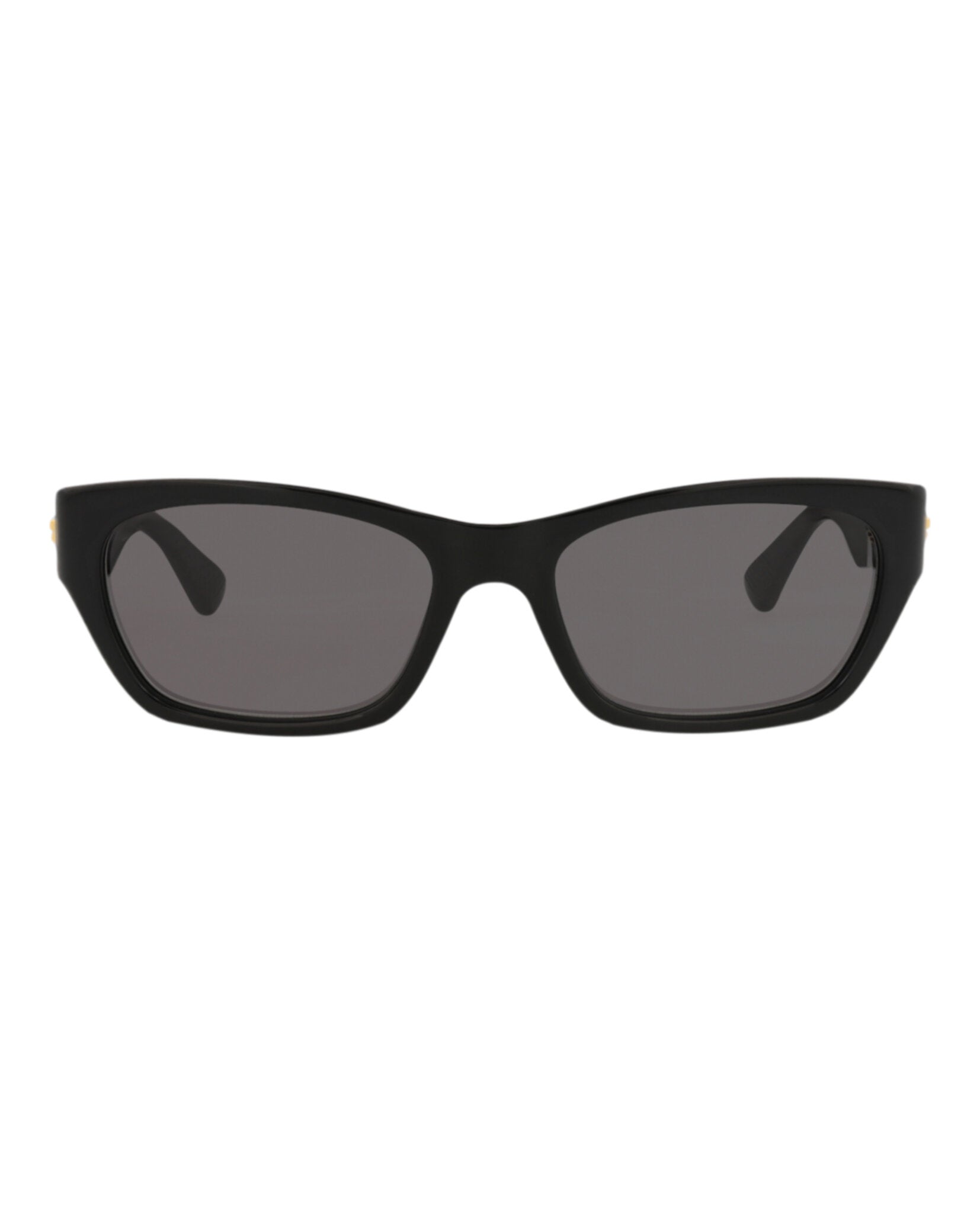 Bottega Veneta Bottega Veneta Unisex Square/Rectangle Black Black Grey Fashion Designer Eyewear