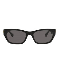 Bottega Veneta Bottega Veneta Unisex Square/Rectangle Black Black Grey Fashion Designer Eyewear