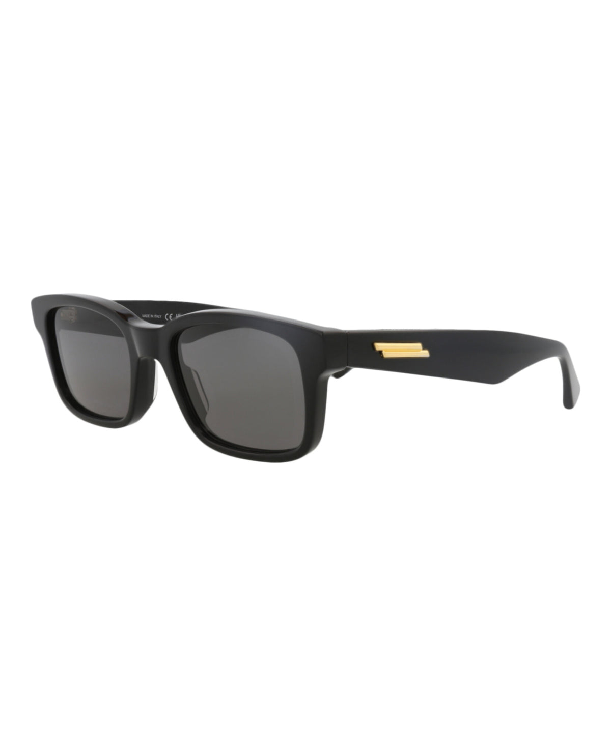 Bottega Veneta Mens Square/Rectangle Black Black Grey Fashion Designer Eyewear