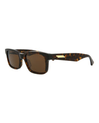 Bottega Veneta Bottega Veneta Mens Square/Rectangle Havana Havana Brown Fashion Designer Eyewear