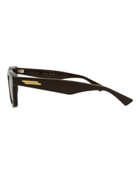 Bottega Veneta Bottega Veneta Unisex Square/Rectangle Brown Brown Brown Fashion Designer Eyewear