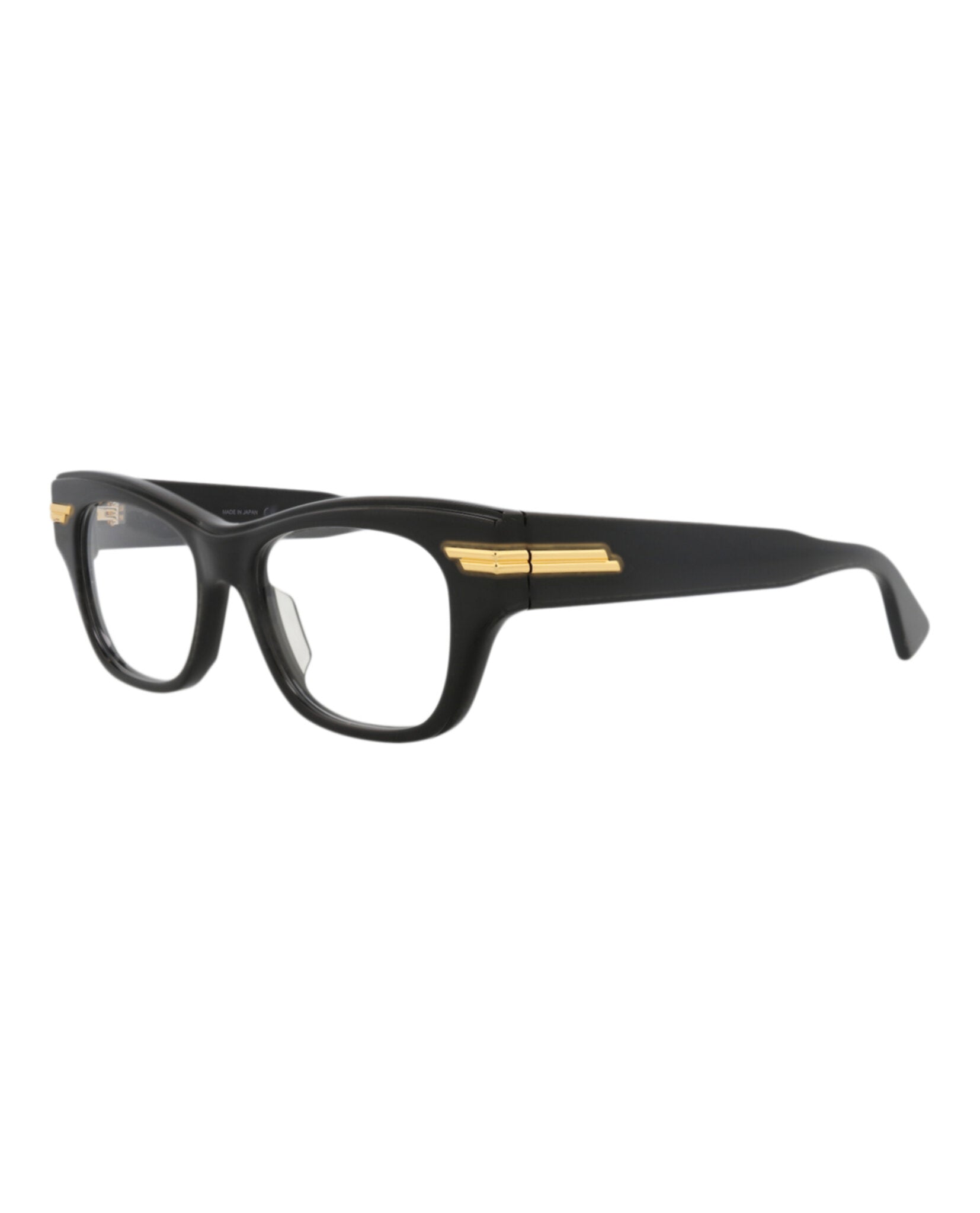 Bottega Veneta Bottega Veneta Womens Cat Eye Black Black Transparent Fashion Designer Eyewear