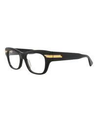 Bottega Veneta Bottega Veneta Womens Cat Eye Black Black Transparent Fashion Designer Eyewear