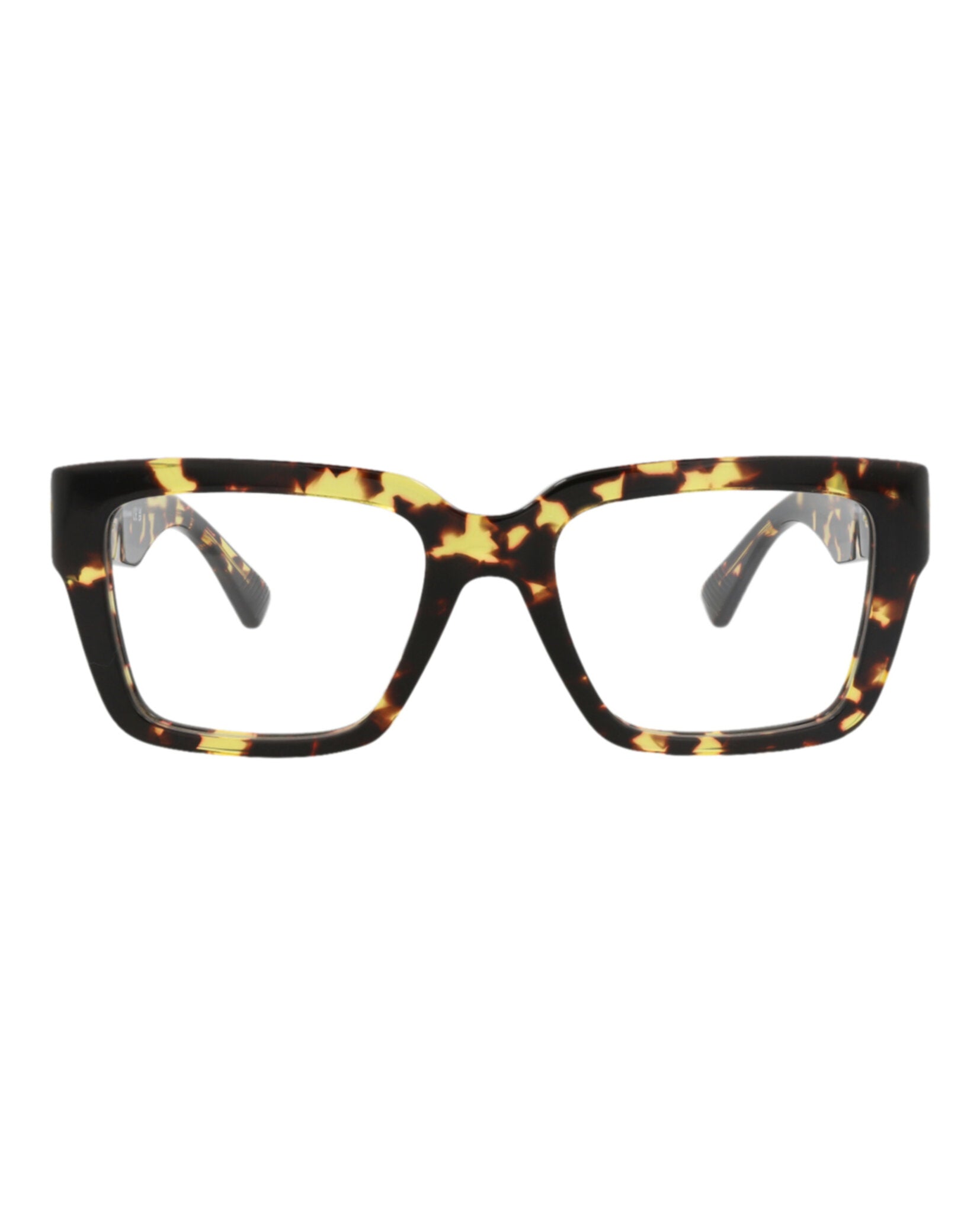 Bottega Veneta Womens Square/Rectangle Havana Havana Transparent Fashion Designer Eyewear