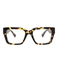 Bottega Veneta Womens Square/Rectangle Havana Havana Transparent Fashion Designer Eyewear