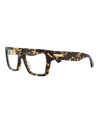 Bottega Veneta Womens Square/Rectangle Havana Havana Transparent Fashion Designer Eyewear