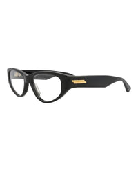 Bottega Veneta Womens Cat Eye Black Black Transparent Fashion Designer Eyewear