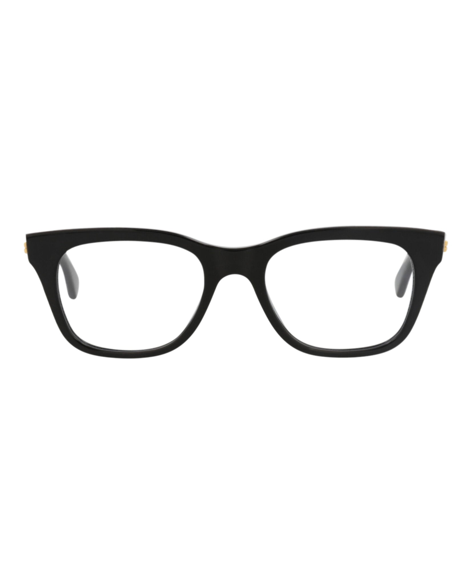 Bottega Veneta Bottega Veneta Unisex Square/Rectangle Black Black Transparent Fashion Designer Eyewear