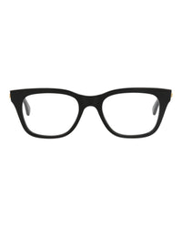 Bottega Veneta Bottega Veneta Unisex Square/Rectangle Black Black Transparent Fashion Designer Eyewear