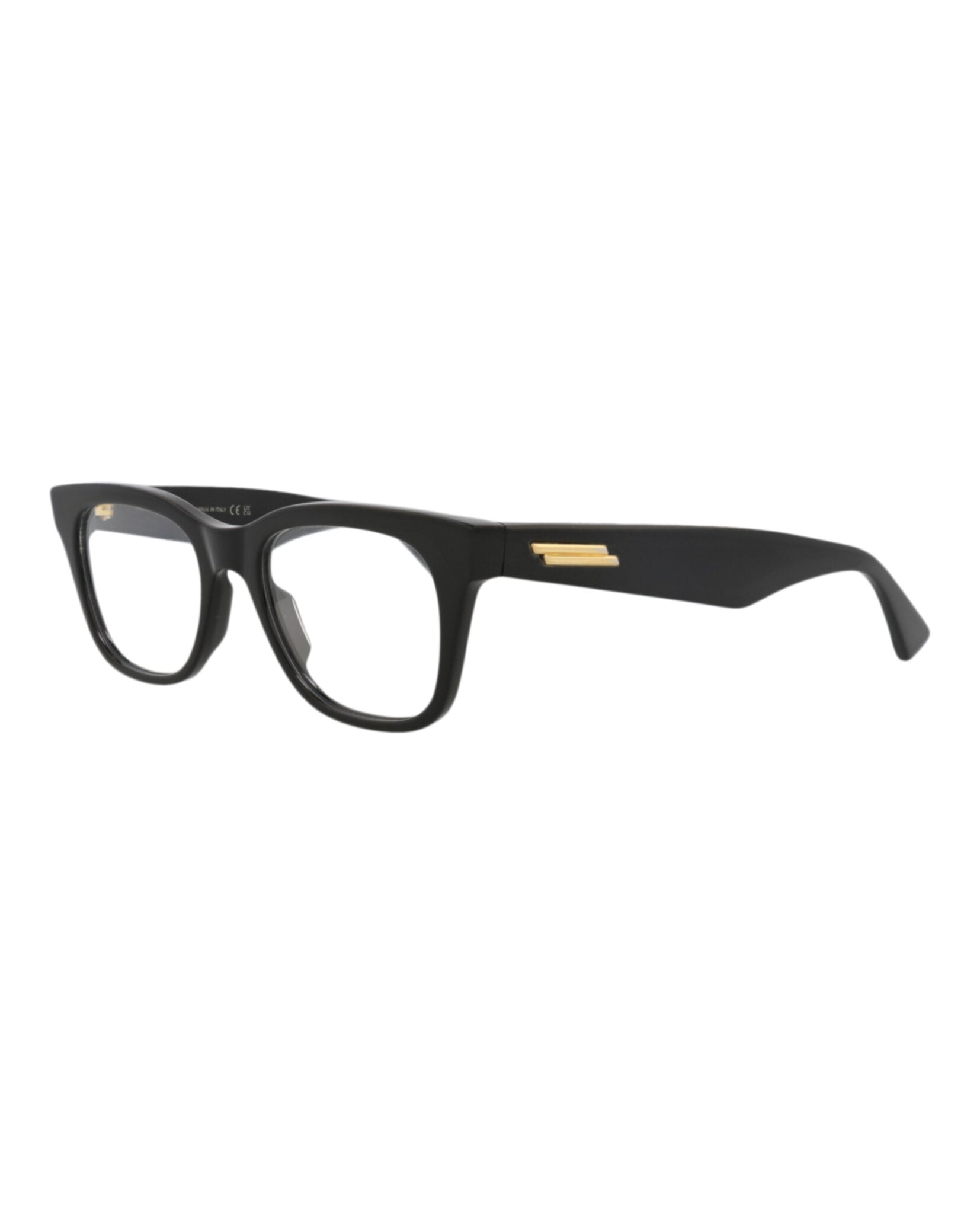 Bottega Veneta Bottega Veneta Unisex Square/Rectangle Black Black Transparent Fashion Designer Eyewear