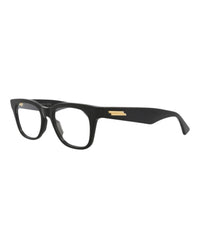 Bottega Veneta Bottega Veneta Unisex Square/Rectangle Black Black Transparent Fashion Designer Eyewear