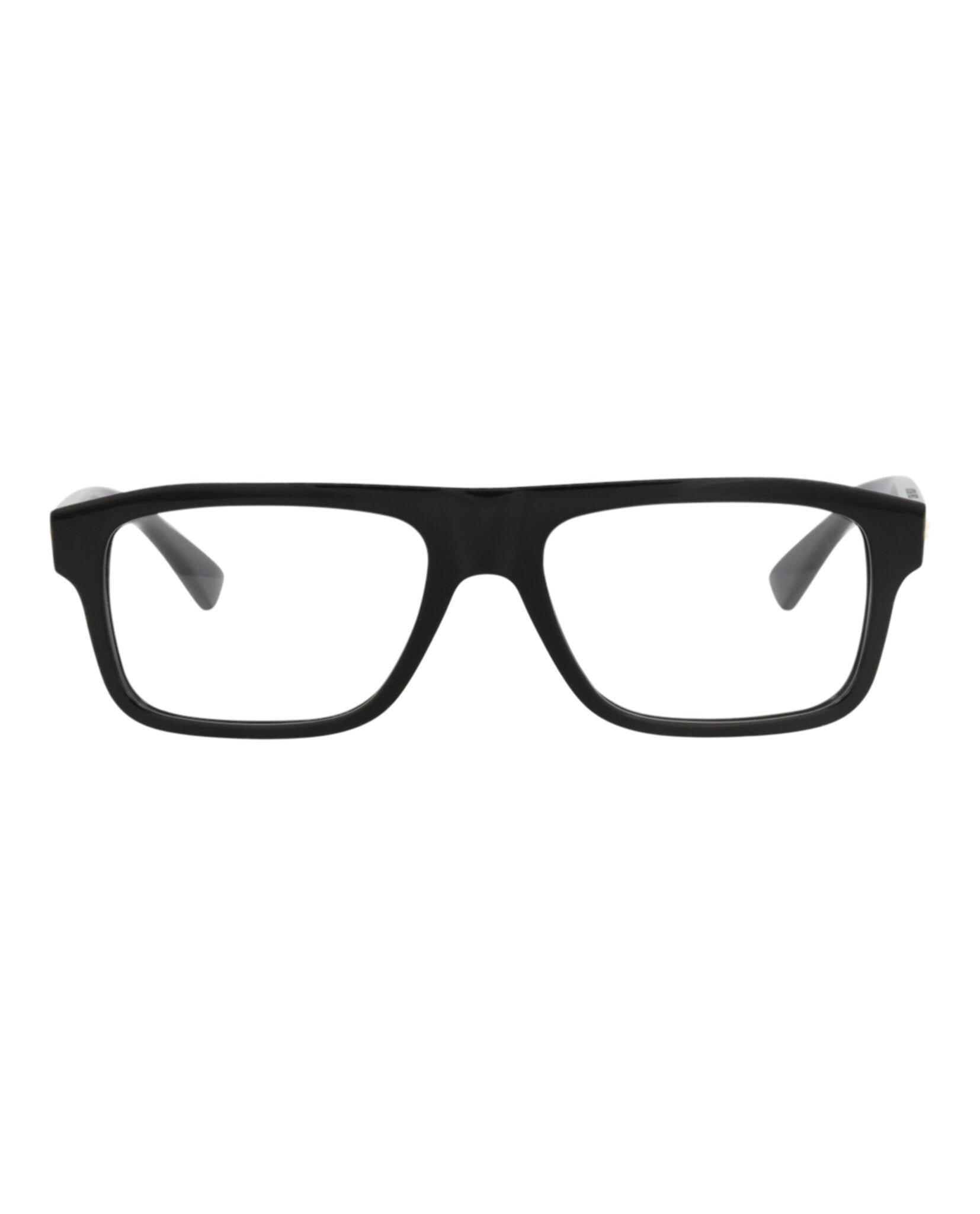 Bottega Veneta Bottega Veneta Mens Square/Rectangle Black Black Transparent Fashion Designer Eyewear