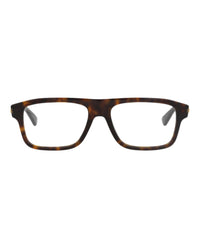 Bottega Veneta Bottega Veneta Mens Square/Rectangle Havana Havana Transparent Fashion Designer Eyewear