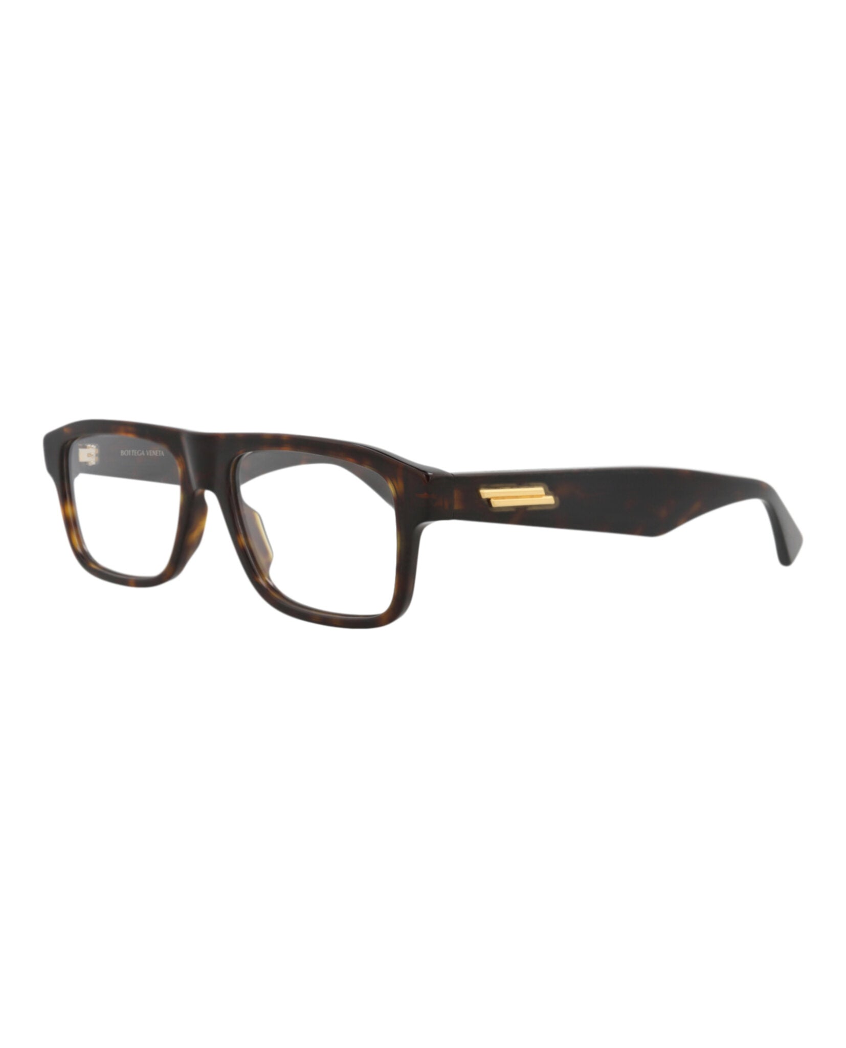 Bottega Veneta Bottega Veneta Mens Square/Rectangle Havana Havana Transparent Fashion Designer Eyewear