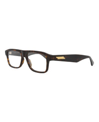 Bottega Veneta Bottega Veneta Mens Square/Rectangle Havana Havana Transparent Fashion Designer Eyewear