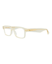 Bottega Veneta Bottega Veneta Mens Square/Rectangle Beige Beige Transparent Fashion Designer Eyewear