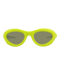 Bottega Veneta Unisex Round/Oval Green Green Green Fashion Designer Eyewear Green Green Green