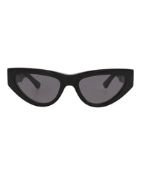 Bottega Veneta Womens Cat Eye Black Black Grey Fashion Designer Eyewear