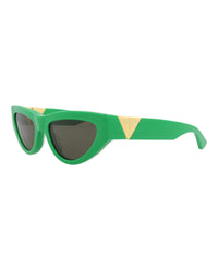 Bottega Veneta Womens Cat Eye Green Green Green Fashion Designer Eyewear