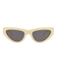 Bottega Veneta Womens Cat Eye Yellow Yellow Grey Fashion Designer Eyewear