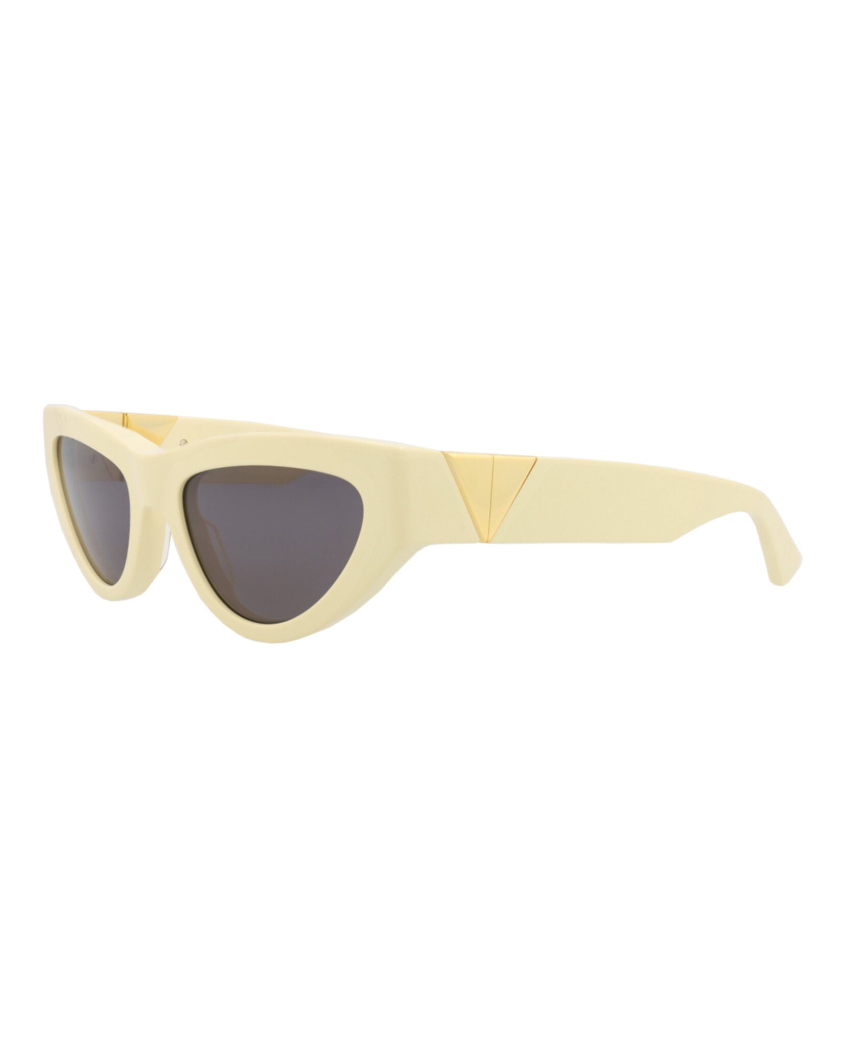 Bottega Veneta Womens Cat Eye Yellow Yellow Grey Fashion Designer Eyewear
