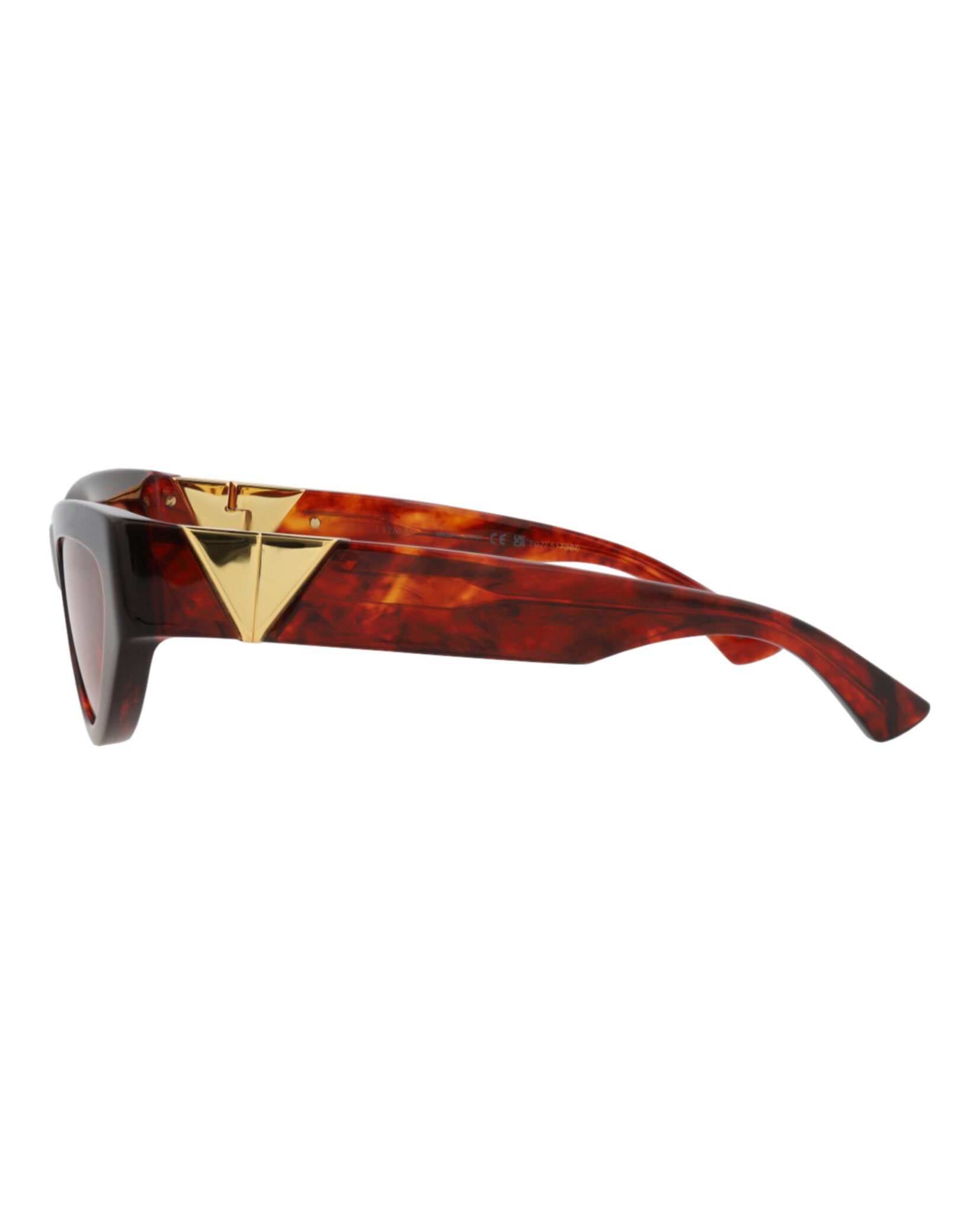 Bottega Veneta Womens Cat Eye Havana Havana Orange Fashion Designer Eyewear